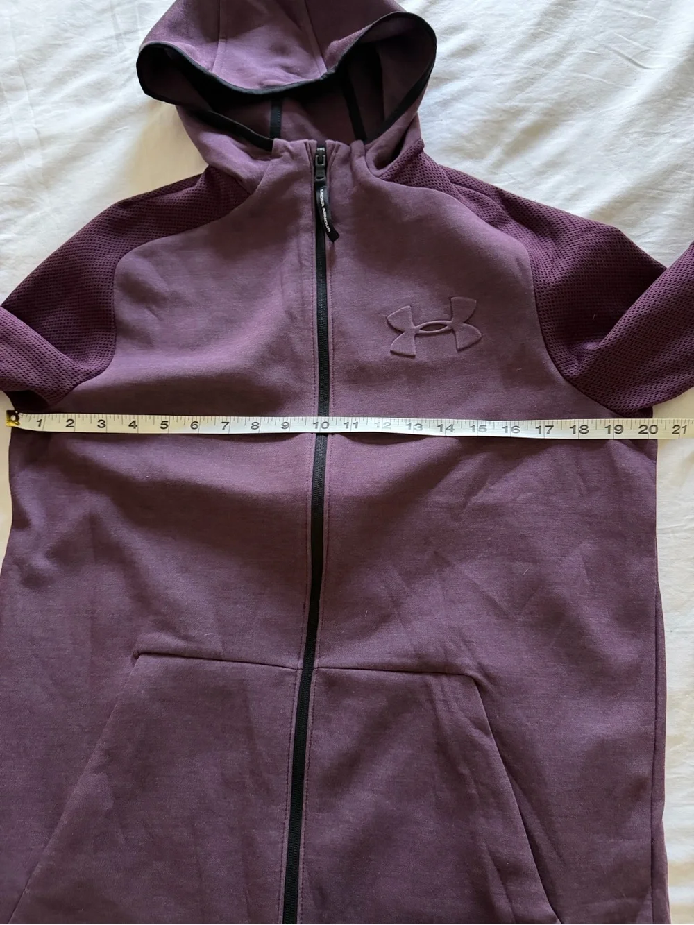Under Armour Unstoppable Move Light Full-Zip Hoodie Kinetic Purple Medium New